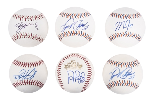 MLB Stars Single Signed Official Major League Baseball Collection (6) - Including Mike Trout, Bryce Harper, Albert Pujols, Roy Halladay and Miguel Cabrera (MLB Authenticated)